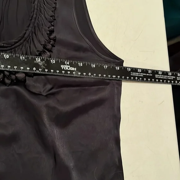 Valentino Roma medium silk camisole ITALY 42AUTHENTIC embellished neckline